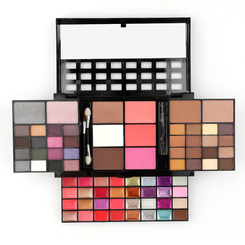 74 Colors Makeup Set Lip Gloss Blush Eyeshadow Highlight Combination Plate Wholesale Makeup Set 74 Colors Makeup Set Lip Gloss Blush Eyeshadow Highlight Combination Plate Wholesale Makeup Set